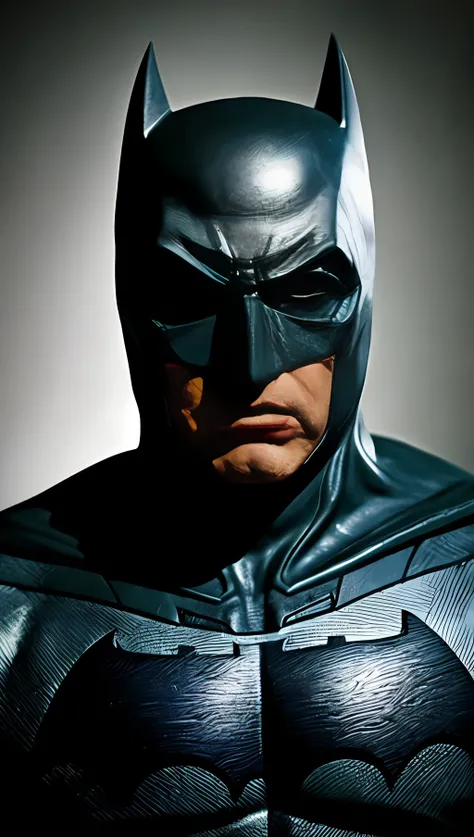 Batman looking gotham, high definition, detailed face, detailed face, detailed eyes, detailed suit, Marvel and DC style, hyper-realistic, + cinematic plan + dynamic composition, incredibly detailed, sharpness, detail + superb details + night with light + p...
