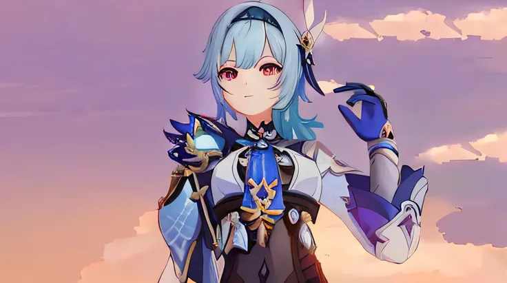 a close up of a person with blue hair and a glove, ayaka genshin impact, keqing from genshin impact, genshin impact character, genshin, ayaka game genshin impact, genshin impact, zhongli from genshin impact, genshin impact style, video game genshin impact,...
