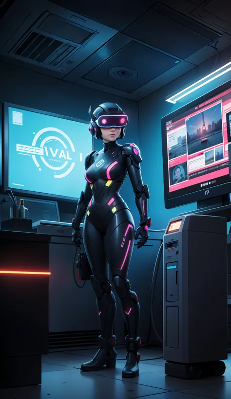 Cyberpunk Style, High Tech, Future World, Metropolitan Scene, Mechanical Transformation, Digitalization, Augmented Reality, Social Issues, Dark/Low Light Effects, Neon Lights and Light and Shadow, Dystopia, Free Will and Control, Corruption and Injustice, ...