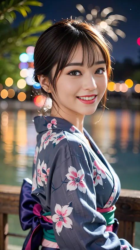 8k raw photos, uhd, hdr, pro photo, best quality, (realistic, photorealistic: 1.4), night, shooting star, clouds, floral yukata,...