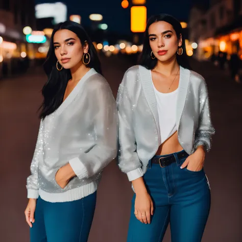 raw photo, a portrait photo of in casual clothes, night, city street, (high detailed skin:1.2), 8k uhd, dslr, soft lighting, hig...