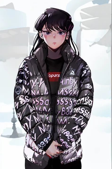 komi shouko 
dripjacket
own hands together