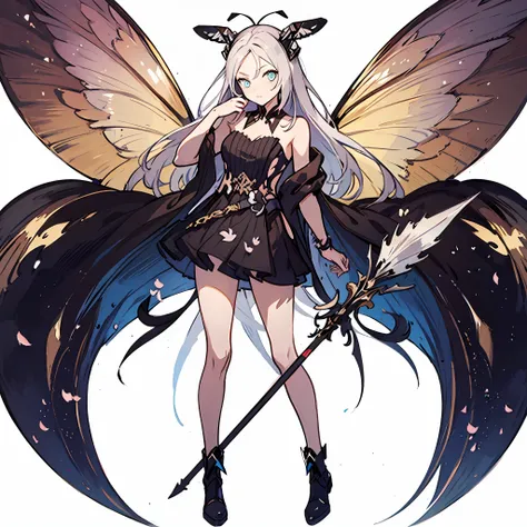 Anime - Stylistic image of a woman in a sci-fi costume, insect trainer girl, With bee wings, shadowverse style, trending on artstation pixiv, from arknights, anime fantasy illustration, by Yang J, as a mystical valkyrie, from girls frontline, guweiz on pix...