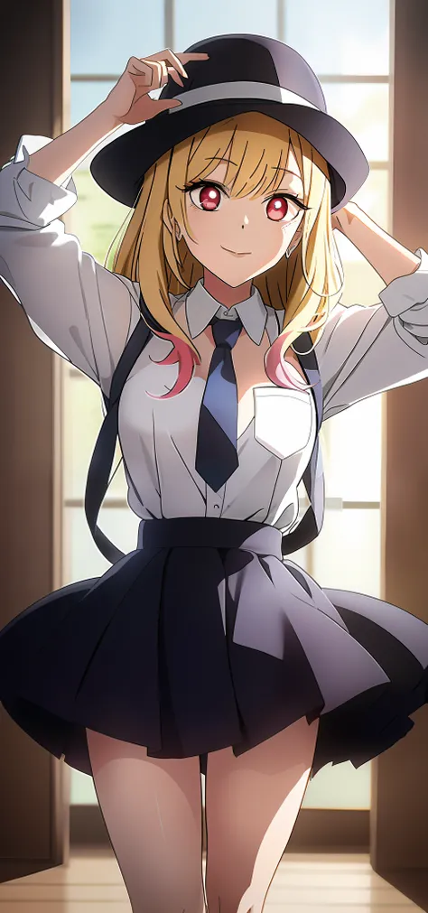 Grundlegendes Aussehen: Marin is a pretty, energetic schoolgirl with long, welligen, dunkel blonden Haaren und leuchtend rote Augen
1
11
. Sie hat eine schlanke Taille und helle Haut
2
. Their natural eye color is bright red n, but she almost always wears ...