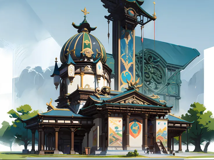 Game Academy,game icons,Ethno-style architecture,Structurally sound、high-definition details,game icons,perfect works,(The Masterpiece,Top best Quality,best qulity,officlal art,Beauty and aesthetics:1.2),(8K,best qulity,The Masterpiece:1.2)