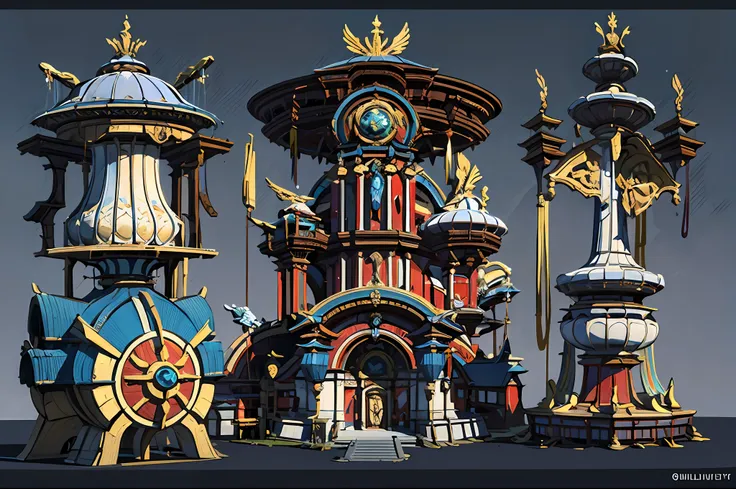 Game Academy,game icons,Ethno-style architecture,Structurally sound、high-definition details,game icons,perfect works,(The Masterpiece,Top best Quality,best qulity,officlal art,Beauty and aesthetics:1.2),(8K,best qulity,The Masterpiece:1.2)