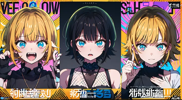(((Dramatic)))、(((gritty)))、(((vehement))))The poster of the film appears as a central character。She is shy in the center of the poster、Wearing an idol costume、Has a determined look。has vivid eyes。The background is dark and rough、I feel like Im drunk。Text ...
