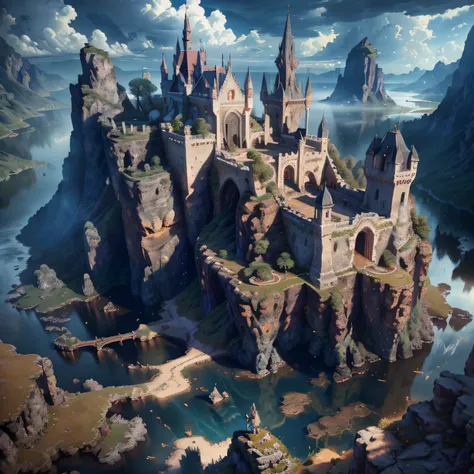 high resolution, super detailed, official art, unified 8k wallpaper, super detailed, beautiful and aesthetic, elven kingdom, cas...