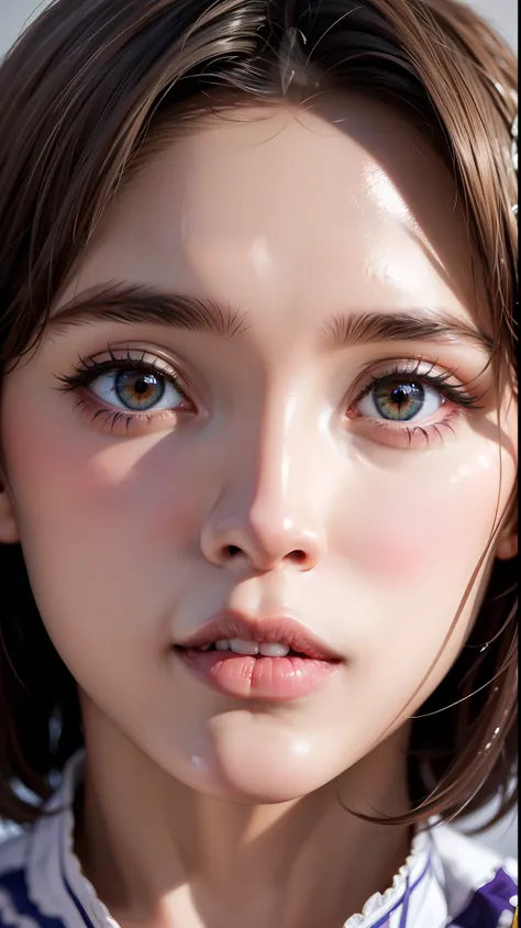 black hair, hair bobbles, wince, longeyelashes, solid circle eyes, fake animal ears, light smile, ear blush, fang, lascivious, sexual expression, exposed public hair, no bra, transparent panites, Surrealism, drop shadow, anaglyph, stereogram, tachi-e, atmo...