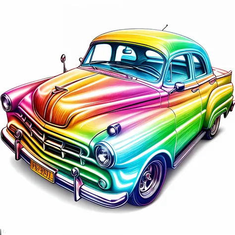 sRainbowPencilRockAI carro esporte