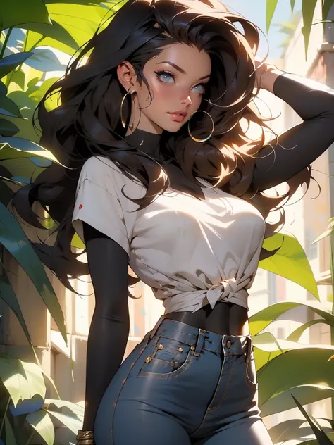 (same command prompt for several different scenes), misto-language_text, letras japonesas em graffit, mulher linda , longos cabelos negros,::((melhor qualidade)), ((obra-prima)), (muito detalhado:1.3)(masterpiece:1.2, melhor qualidade), (finamente detalhad...