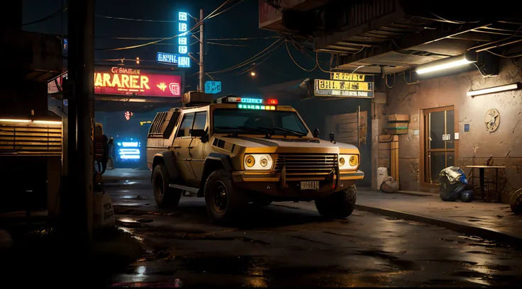 obra-prima, Army Soldiers, Tanques, dia em uma cidade cyberpunk bustling with neon signs, noite, lotado de pessoas, aesthetic cyberpunk, Very detailed lighting, Dramatic, trending digital art in Artstation 8k HD realistic detailed high definition, detalhad...