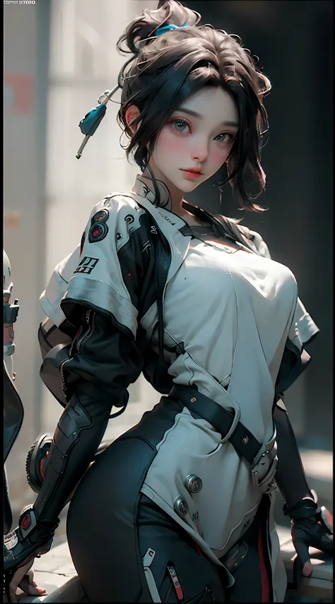 ((best quality)), ((masterpiece)), (detailed:1.4), 3d, an image of a beautiful cyberpunk female,hdr (high dynamic range),ray tra...