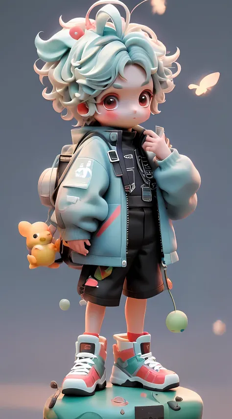 1 boy,CG,4K,8K,Clearandcleanbackground,microclose-up,plaything,Models,Handsome,estilo fantasia
