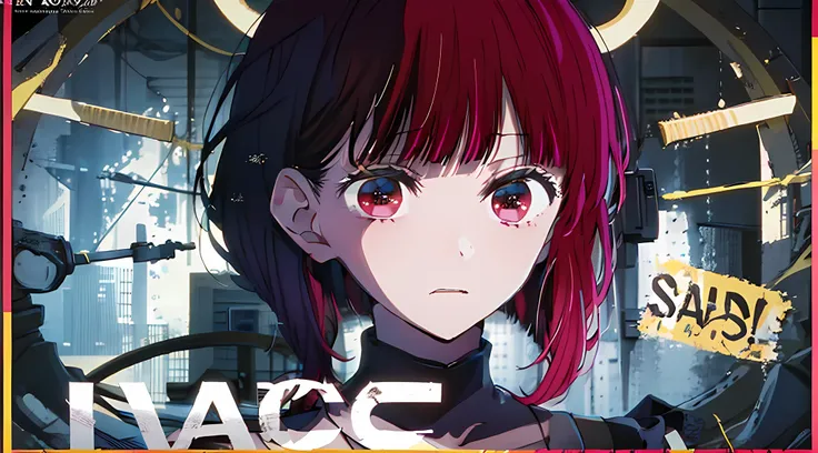 (((dramatic))), (((gritty))), (((intense)))) The movie poster features as the central character. She is shy in the center of the poster, wearing idol outfit, and a determined expression on her face. The background is dark and gritty, with a feeling of drun...