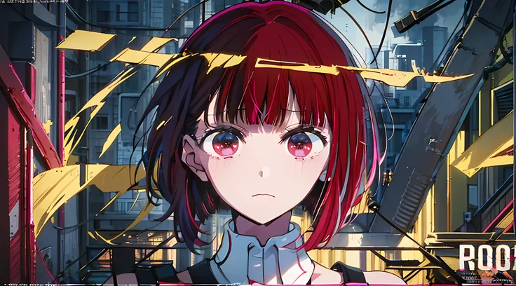 (((dramatic))), (((gritty))), (((intense)))) The movie poster features as the central character. She is shy in the center of the poster, wearing idol outfit, and a determined expression on her face. The background is dark and gritty, with a feeling of drun...