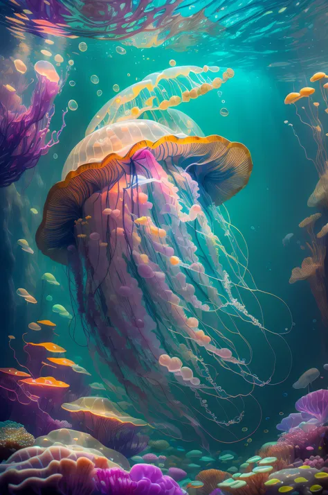 idolfish,air_bubble, bubble, no_humans, ocean, underwater, water, water_drop