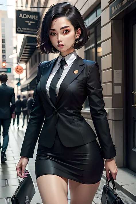 Tomboy Short hair Business Suit