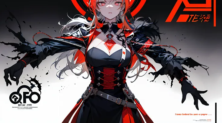 ((((dramatic))), (((gritty))), (((intense))) film poster featuring a young woman as the central character. She stands confidently in the center of the poster, wearing a stylish and edgy outfit, with a determined expression on her face. The background is da...