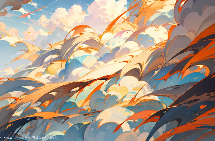 Blue sky,White clouds