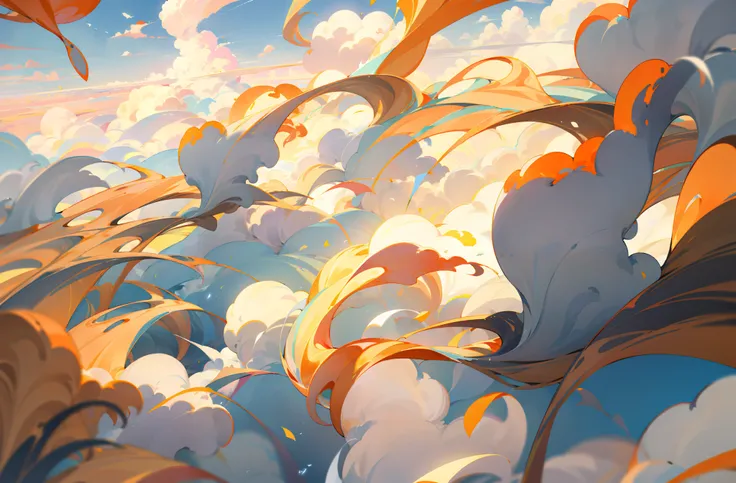 Blue sky,White clouds