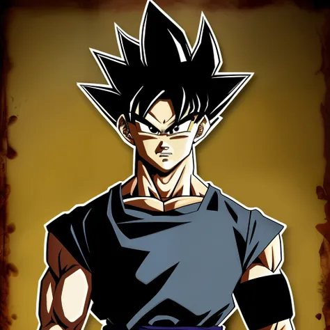 dragonball,son goku,Handsome,darkly