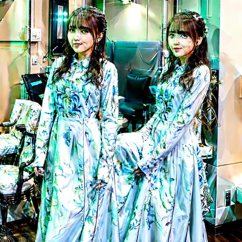 Azur route,Big phoenix,wedding gown,White suspender stockings,high-heeled,Charming,gyuru,Look at the audience