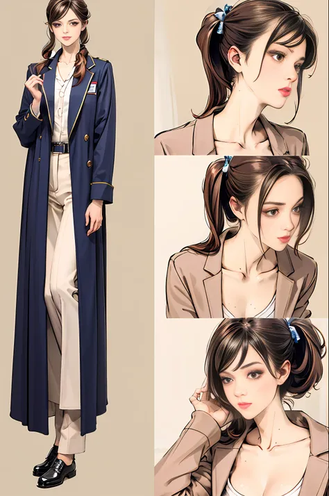 (best qualtiy,tmasterpiece,offcial art,A high resolution:1.2),extremaly detailed cg ,The front and side views and 45 degrees show the figure in three directions,Uniform style, 8k wallpaper,,ultra - detailed,(A girl with:1.2),(highdetailskin:1.2),(:1.1),
Fu...