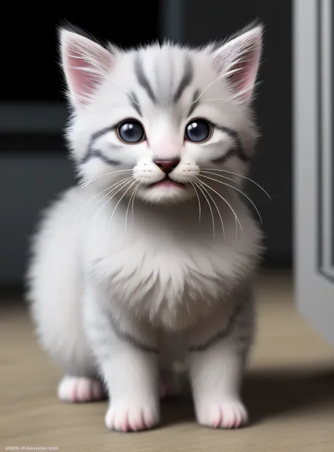 Fluffy fluffy fluffy fluffy kitten on earth,cute and gorgeous,dyna,granulated,iintricate,ellegance,The is very detailed,at centre,artstation,smoothness,tack sharp focus,rendering by octane,Modern Disney style,3d