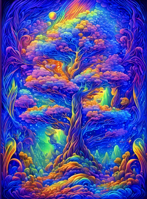 masterpiece, beautiful psychedelic entropy,best surreal masterpiece, top quality, best quality, official art, beautiful and aest...