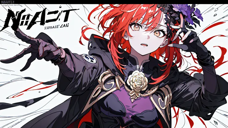 ((((dramatic))), (((gritty))), (((intense))) film poster featuring a young woman as the central character. She stands confidently in the center of the poster, wearing a stylish and edgy outfit, with a determined expression on her face. The background is da...
