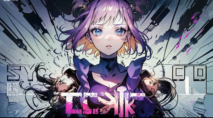 ((((dramatic))), (((gritty))), (((intense))) film poster featuring a young woman as the central character. She stands confidently in the center of the poster, wearing a stylish and edgy outfit, with a determined expression on her face. The background is da...