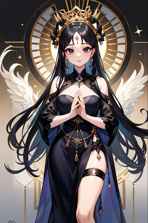 Roro Jonggrang is a legendary figure from Javanese folklore who is renowned for her exceptional beauty. According to tradition, she is said to have possessed a fair complexion, long dark hair, and enchanting black eyes. She is often depicted wearing tradit...