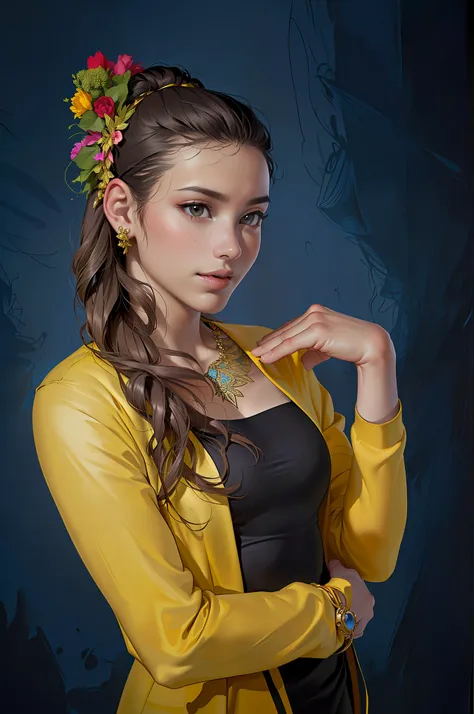 official art, 8k unit wallpaper, ultra detailed, beautiful and aesthetic, masterpiece, best quality, (zentangle, mandala, tangled, tangled), (fractal art: 1.3), 1girl, extremely detailed, dynamic angle, Burmese girl, beautiful smile, the most beautiful fo...