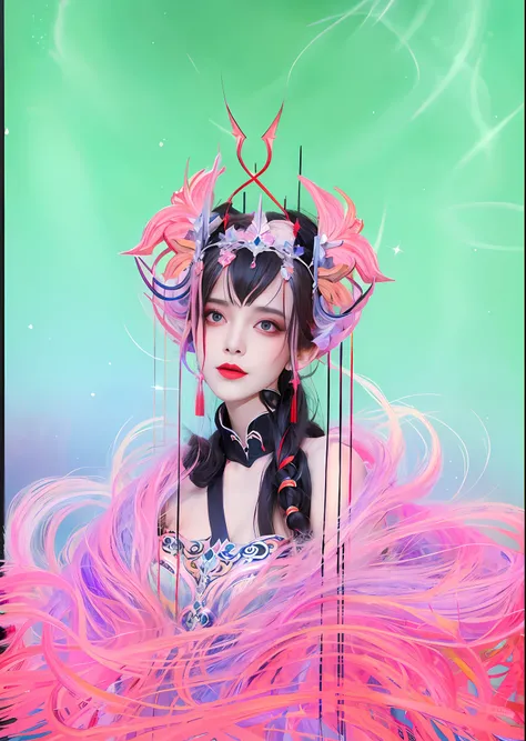1 beautiful devil woman from hell, In the Dark: 1.6), surreal female portrait by David Hockney and Alphonse Mucha, fantasy art, korea doll, photorealism, dynamic lighting, artstation, poster, volumetric lighting, very detailed faces, 8k ultra, Awarded, in ...