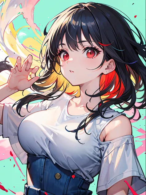 :: comix style ryuko hikari ::2.9 style :: concept art, smooth, sharp focus, illustration, , character sheet, lightningwave, beautiful style::style jkenneth rocafort ::2.9 (masterpiece:1.2, best quality), (finely detailed beautiful eyes: 1.2), ((1gir...