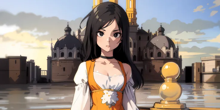 black eyes, (Masterpiece : 1,8), 64k quality, final fantasy artwork concept, detailed manga eyes, detailed hair, detailed clothes, detailed body, cleaner designs, detailed face pronounced, shiny objects like jewels, see creases on clothes, more coherent cl...
