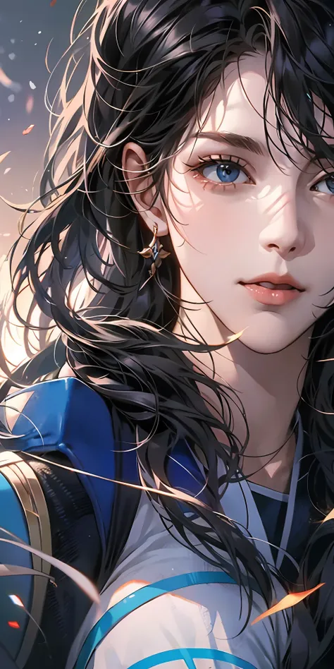 Black hair, hyper photorealism, blurryforeground, projected inset, back lit lighting, 8K, Super detail,mechs,future-tech