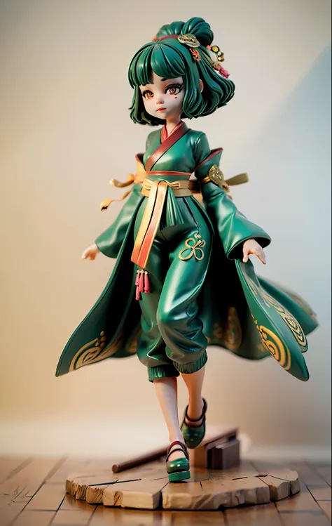 super cute girl full body 3d, tang costume hanfu, pop mart blind box, adolable, blind box dolls, moles under eyes, hyper hd, mas...