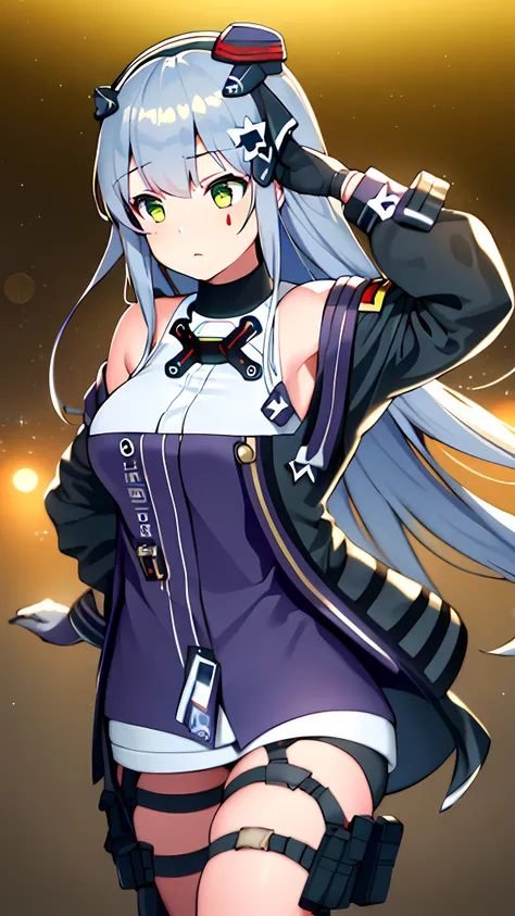 ((masterpiece, best quality, bokeh, cinematographic lights,))--------------------
(mod3 (girls frontline)),--------------------
(dynamic pose, dynamic angle, cowboy shot),--------------------