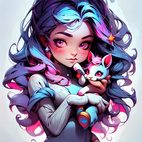 girl with long hair, beautiful unicorn girl, unicorn aesthetic, beautiful girl, very beautiful fantasy art, beautiful and elegan...