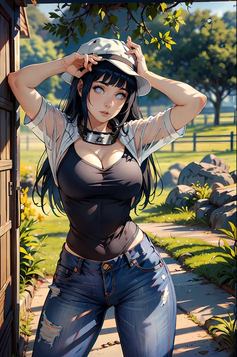 hinata hyuga, muito sensual, com roupas country, cowgirllbrasileira, farm in the interior of são paulo, dancing country, rodeio,...