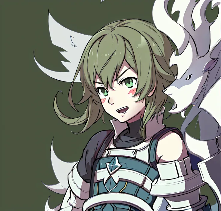 fe13, fe13 style, fire emblem, fire emblem: awakening, sfw, (1 boy, solo focus:1.2), simple background, green background, more a...