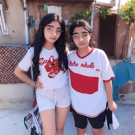 menino adolescente e uma menina adolescente