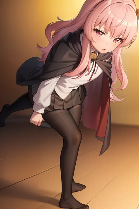 nsfw, masterpiece, best quality,extremely detailed CG unity 8k wallpaper,
yoga pose, pose type downward facing dog
1girl,louise francoise le blanc de la valliere, black cape,school uniform, black thighhighs,