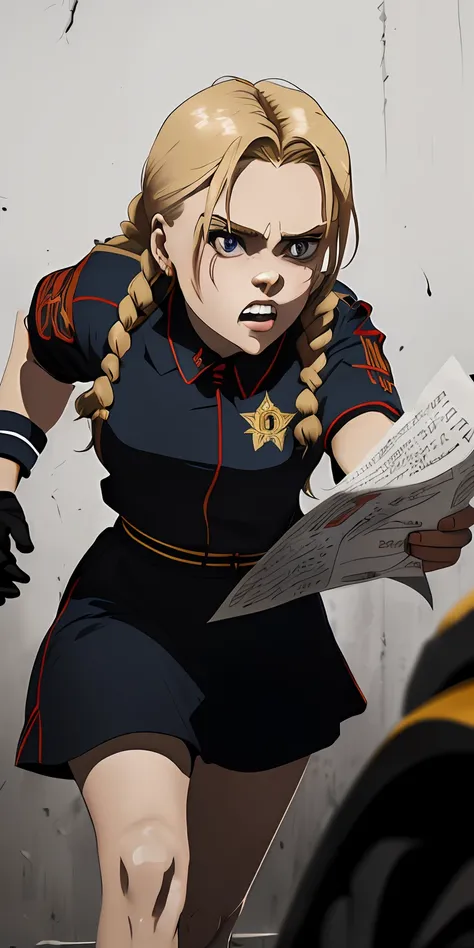 (obra-prima, melhor qualidade, ultra-detalhado CG unidade 8k papel de parede), elegence, (((((Cyka Blyat))))), Rudeus, 1Cyberpunk girl with Soviet uniform , Hard bass menina russa rudeus , ((in action)), grafico detalhista, trabalho grafico perfeito