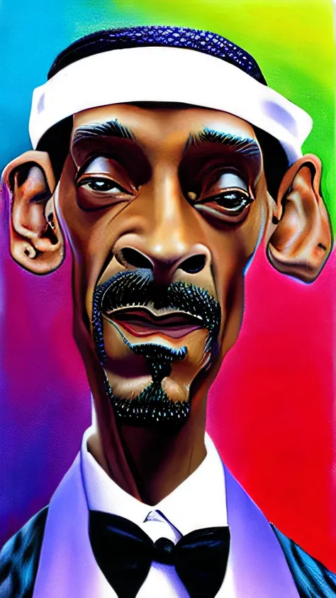 an oil on canvas portrait of snoop dogg, mark ryden, very detailed, clean, high quality, sharp image