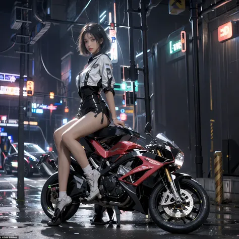 Glowing:1.2, high definition 4k, Neon lights, 1girll:1.2,8K,Cyberworld,Cyberpunk,futurism,RAW photo, Detailed face, ++, F22, Beautiful symmetrical face, Cute natural makeup, Feminine, Highly detailed, Intricate, Sharp focus, centered image composition, pro...