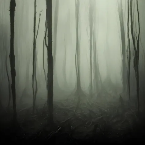 a zplbi zplbc zplai path in the middle of a foggy forest, a matte painting by eglon van der neer, tumblr, german romanticism, om...