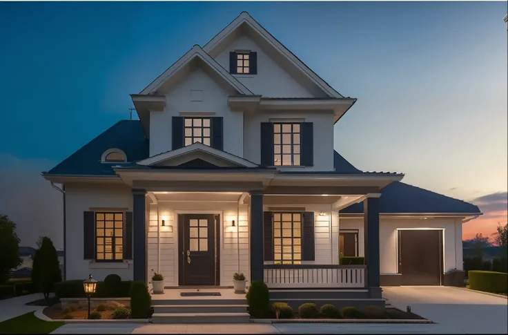 ((Best quality, 8k, Masterpiece :1.3)), Sharp focus :1.2, house, brightenness light, cinema lighting